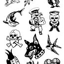 Blackwork. Ilustração tradicional, e Desenho de tatuagens projeto de Mattia D'Amico - 12.07.2021