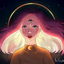 Meu projeto do curso: Iluminação e cor para retratos digitais no Photoshop. Un projet de Illustration traditionnelle, Illustration numérique , et Peinture numérique de Matheus Vasiliev - 13.07.2021