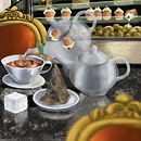 Flying cupcakes. Traditional illustration project by Ina Stabenau - 07.13.2021