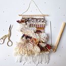 Mini Tapiz Experimental.  . Seni, Kerajinan, Dekorasi, Dan Seni Serat proyek oleh Adhara Miguel - 07.12.2021