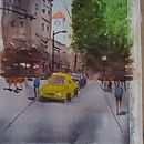 My project in Urban Landscapes in Watercolor course. Artes plásticas, Pintura em aquarela e Ilustração arquitetônica projeto de phamilton - 13.07.2021