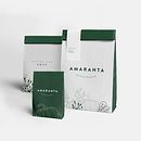 Diseño de identidad / Amaranta: Cocina Natural. Een project van  Ontwerp, Grafisch ontwerp,  Br, ing en identiteit, Patroonontwerp, Vectorillustratie, Traditionele illustratie y Digitale illustratie van Nati Sanchez - 14.07.2021