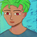 Moreno de Cabelo Verde . Ilustrasi tradisional, Menggambar, Ilustrasi Digital, Pengembangan Portofolio, Gambar Digital, Dan Lukisan Digital proyek oleh Julia Moreira - 07.03.2021