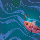Cenário do meu livro Herança. Un proyecto de Ilustración tradicional de Brenda Bossato - 14.07.2021