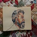 Meu projeto do curso: Caderno de retratos em aquarela. Painting, Watercolor Painting, Portrait Drawing, and Sketchbook project by Renato Macedo - 07.15.2021