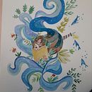 Mi Proyecto del curso: Técnicas de acuarela para ilustraciones de ensueño. Een project van Traditionele illustratie,  Tekening, Aquarelschilderen y Redactionele illustratie van Loli García Cobo - 15.07.2021