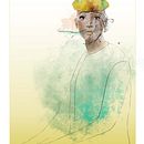 Aquarela digital mulher oceano. Projekt z dziedziny Trad, c i jna ilustracja użytkownika Joselia Frasão - 14.07.2021