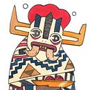 Tribal Mask.. Un proyecto de Ilustración tradicional y Pintura a la acuarela de Go Carvalho - 16.07.2021