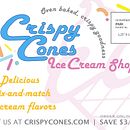 Crispy Cones Logo. Un projet de Création de logos de Sheena Biggerstaff - 17.07.2021