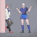 Missed the penalty!. Een project van Traditionele illustratie, Ontwerp van personages, Stripboek,  Creativiteit,  Tekening, Digitale tekening y Manga van An Nguyen - 18.07.2021