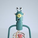 Mi Proyecto del curso: Diseño e ilustración 3D de personajes. Un progetto di 3D, Character design, Modellazione 3D e Character design 3D di Leslie Morales Subirana - 19.07.2021