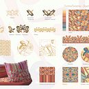 Mi Proyecto del curso: Creación de marca basada en tus propios estampados . % Paula Ortega tarafından hazırlanan Geleneksel illüstras, on, Markalaşma ve Kimlik, Grafik Tasarım, Desen Tasarımı, Moda Tasarımı, Botanik İllüstras, Ve on projesi - 07.19.2021
