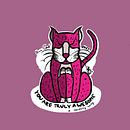 Rosa cat . % Maria Boya tarafından hazırlanan Geleneksel illüstras, Ve on projesi - 05.11.2021