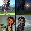 Meu projeto do curso: Princípios de iluminação para pintura digital. Ilustração tradicional, Ilustração digital, e Pintura digital projeto de Eduardo Augusto - 25.02.2021