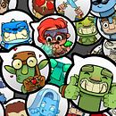 Algunos Stickers. Un proyecto de Ilustración tradicional y Videojuegos de Federico Abdolcadir - 20.07.2021