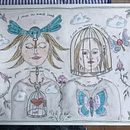 Mein Kursprojekt: Künstlerische Illustration: Zeichne aus der Imagination. Traditional illustration, Painting, Creativit, Pencil Drawing, and Drawing project by Ana de la Palma - 07.20.2021