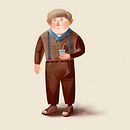 Character drawing. Traditional illustration project by Dasha Buneyeva - 07.20.2021
