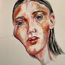 Meu projeto do curso: Caricatura em aquarela. Traditional illustration, Watercolor Painting, and Portrait Drawing project by Renato Macedo - 07.20.2021