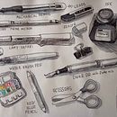 My project in The Art of Sketching: Transform Your Doodles into Art course. Traditional illustration, Pencil Drawing, Drawing, and Sketchbook project by Oleg Chuksin - 07.20.2021