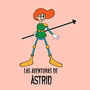 Astrid. Diseño de personajes retro para animación. Een project van Animatie, 3D-karakterontwerp y 2D-animatie van Miguel Angel Aguilar - 28.06.2021
