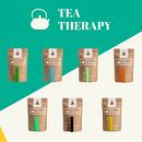 Tea Therapy project in Digital Art Direction course. UX / UI, Information Design, Marketing, and Web Design project by Brahim Guedich - 07.20.2021