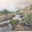 Mi Proyecto del curso: Paisajes naturales en acuarela. Un proyecto de Bellas Artes, Pintura y Pintura a la acuarela de beasapel - 21.07.2021