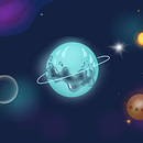 Planetas de los cuatro elementos. Traditional illustration, and Sketchbook project by Laura Vega - 07.21.2021