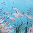 Mi Proyecto del curso: Ilustración de universos marinos en acuarela. Un projet de Illustration traditionnelle, Peinture, Aquarelle et Illustration naturaliste de Carolina Petzold Maldonado - 21.07.2021