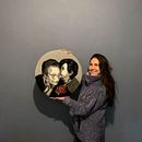 punch needle retrato abuela y madre . % Pamela Díaz Cuevas tarafından hazırlanan Sanat ve El Sanatları, Ve Nakış projesi - 07.19.2021