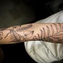 Tatuagens autorais. Un progetto di Design di tatuaggi, Illustrazione tradizionale, Illustrazione botanica, Belle arti e Disegno di Nathalia Queiroz - 22.07.2021