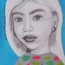 Mi Proyecto del curso: Retrato con lápiz, técnicas de color y Photoshop. Een project van Traditionele illustratie,  Beeldende kunst, Tekening met potlood,  Tekening, Digitale illustratie y  Portrettekening van Elena Caravaca Sánchez - 21.07.2021