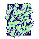 Graffiti Letters . Een project van Digitale illustratie,  Urban art, Traditionele illustratie,  Art direction, Collage, Digitale tekening y  Digitaal schilderij van el waves! - 23.07.2021
