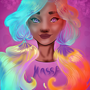 Meu projeto do curso: Retrato de personagens femininas Utilizei outro programa pois desenho no PC Ein Projekt aus dem Bereich Traditionelle Illustration, Digitale Illustration und Digitale Zeichnung von Marcos Fábio Pacheco - 25.07.2021