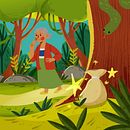 Indonesian Folklore . % Shafira tarafından hazırlanan Geleneksel illüstras, on, Çocuk İllüstras, Ve onu projesi - 07.25.2021