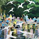 Encounter. Un proyecto de Pintura de Lone Borgersen - 26.07.2021