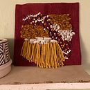 My project in Embroidered Tapestry Creation course. Embroider, and Decoration project by candacelwmahoney - 07.27.2021