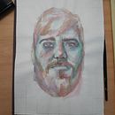 Mi Proyecto del curso: Retrato artístico en acuarela. Un proyecto de Bellas Artes, Pintura, Pintura a la acuarela y Dibujo de Retrato de gabriela_simone - 12.03.2021