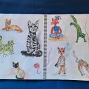 Mi Proyecto del curso: Técnicas de ilustración para desbloquear tu creatividad. Design, Traditional illustration, Fine Arts, Painting, Creativit, Creating with Kids, and Sketchbook project by conimartinez - 07.29.2021