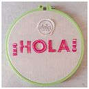 Mi Proyecto del curso: Letras bordadas: el hilo como herramienta gráfica. Embroider project by Natalia Cornejo - 07.30.2021