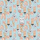 patron perritos acuarela Ein Projekt aus dem Bereich Design, Traditionelle Illustration, Musterdesign und Prägung von wolf_jp_1 - 30.07.2021