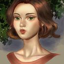 My project in Digital Fantasy Portraits with Photoshop course. Projekt z dziedziny Trad, c, jna ilustracja,  R, sunek, Ilustracja c, frowa, Portret, R, sunek c, frow, Malarstwo c i frowe użytkownika babybluepowder - 29.07.2021