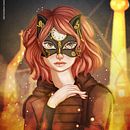 Cat Soldier. Traditional illustration, Character Design, Sketching, Creativit, Drawing, and Concept Art project by María Victoria González Brazón - 07.30.2021