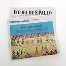 Projeto - Caderno Mobilidade Urbana  - Folha de São Paulo / 13 Outubro 2020. Design, Advertising, Traditional illustration, Digital Illustration, and Editorial Illustration project by Kleverson Mariano - 07.30.2021