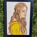 Meu projeto do curso: Retrato em aquarela a partir de uma fotografia . % Melissa Terres tarafından hazırlanan Geleneksel illüstras, on, Sulubo, a Resim, Ve Portre Çizimi projesi - 07.30.2021