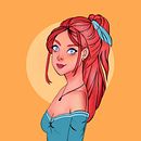 Mi Proyecto del curso: Retrato de personajes femeninos con Procreate. Ilustração tradicional, Ilustração digital, e Desenho digital projeto de Lourdes Saldarriaga - 01.08.2021