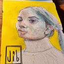 One week following Ale's words...well...some of them! :). Un projet de Beaux Arts, Peinture, Aquarelle , et Dessin de portrait de askew_mind - 01.08.2021