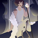 My project in Art Deco Style for Digital Illustration course. Ilustração tradicional, Artes plásticas, Design de cartaz e Ilustração digital projeto de ellenormererid - 01.08.2021