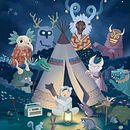 Bedtime Stories - Book Cover -  Editorial Work. Traditional illustration project by Asia Orlando - 02.01.2021