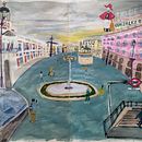 Mi Proyecto del curso: Sketchbook pictórico en gouache. Projekt z dziedziny Trad, c, jna ilustracja, Sketching,  R, sunek,  R, sunek architektoniczn, Sketchbook i Malowanie gwaszami użytkownika Cristina Rodizza - 02.08.2021