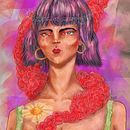 Mi Proyecto del curso: Retratos digitales de fantasía con Photoshop. Un projet de Illustration traditionnelle, Dessin, Illustration numérique, Dessin de portrait, Dessin numérique , et Peinture numérique de Luis Fernando Sanchez - 26.07.2021